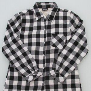 Korus Apparel Women's Sherpa Lined Flannel Shirt/Jacket Size Large (Juniors)